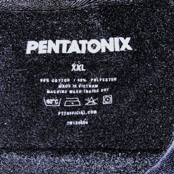 PENTATONIX HOLIDAY BLACK/RED KNIT SNOWFLAKE SWEATER SIZE XXLARGE HTF! - Picture 6 of 8